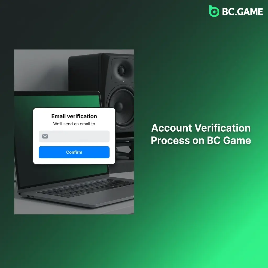 BC Game KYC account verification process showing identity document upload steps for UK players within 24 hours