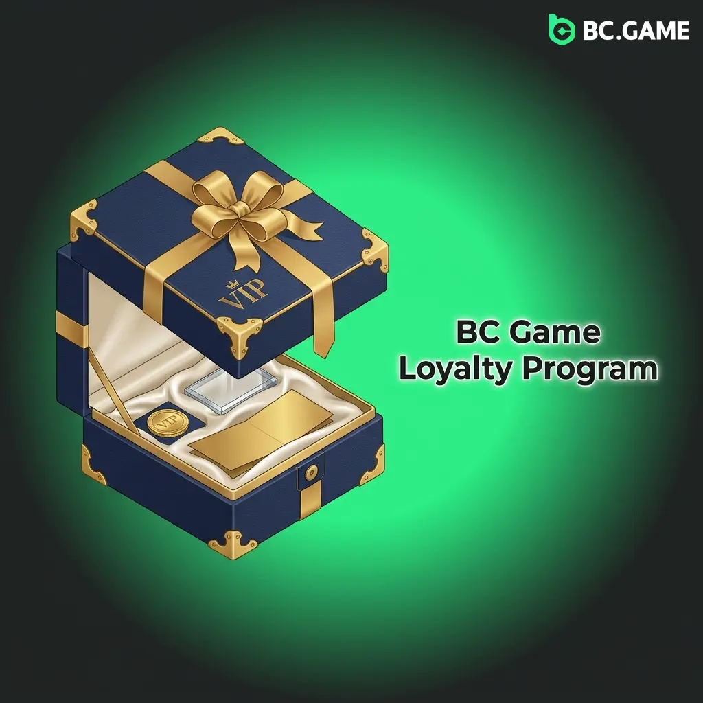 BC Game VIP loyalty program tiers showing XP progression, cashback rates, and exclusive rewards for active players