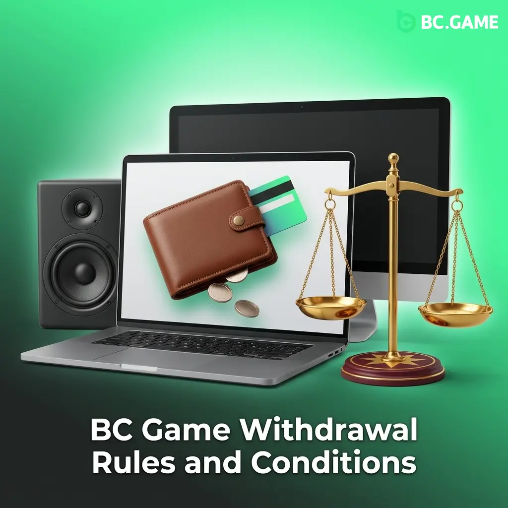 BC Game withdrawal rules including KYC verification, bonus wagering, limits, wallet accuracy, and request guidelines for UK players