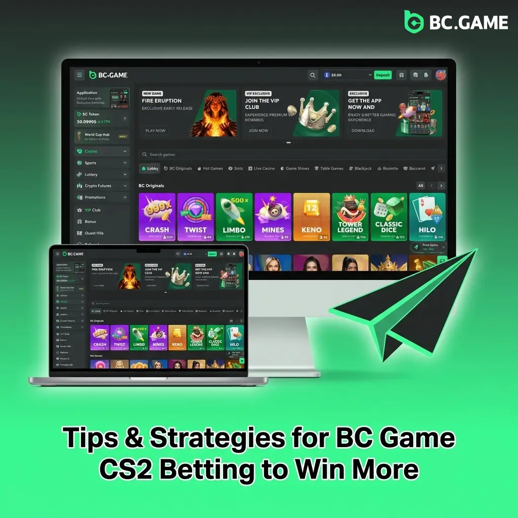 Tips and strategies for BC Game CS2 betting including bankroll management, map pools, roster changes, and live stats